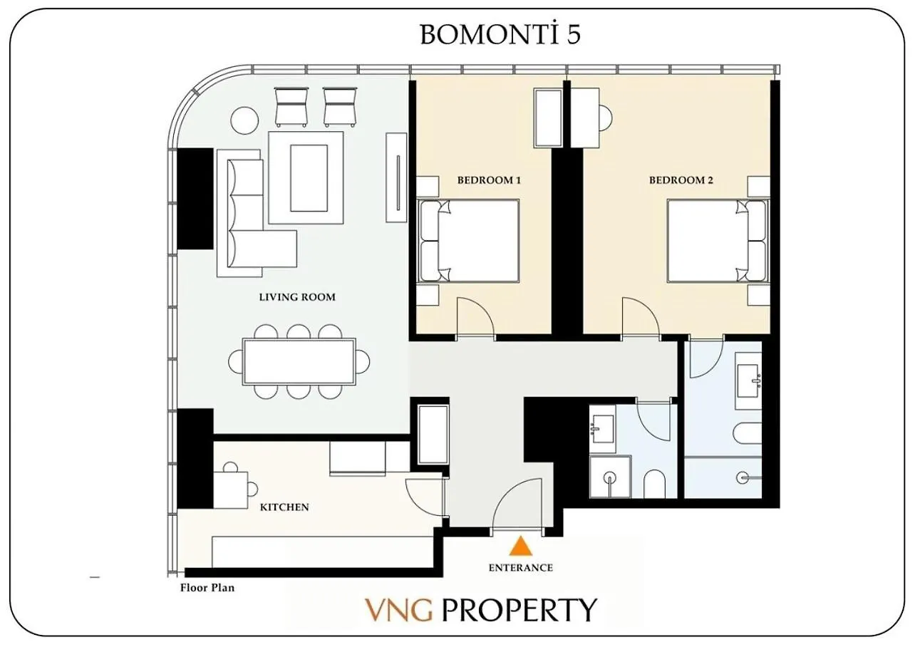 Holiday home Beautiful Bright Modern 2Bd2Bath Poolgym! #219 Villa Istanbul